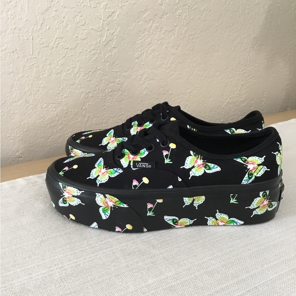 Vans Authentic Stacked Morph Blackout Glow In The… - image 2